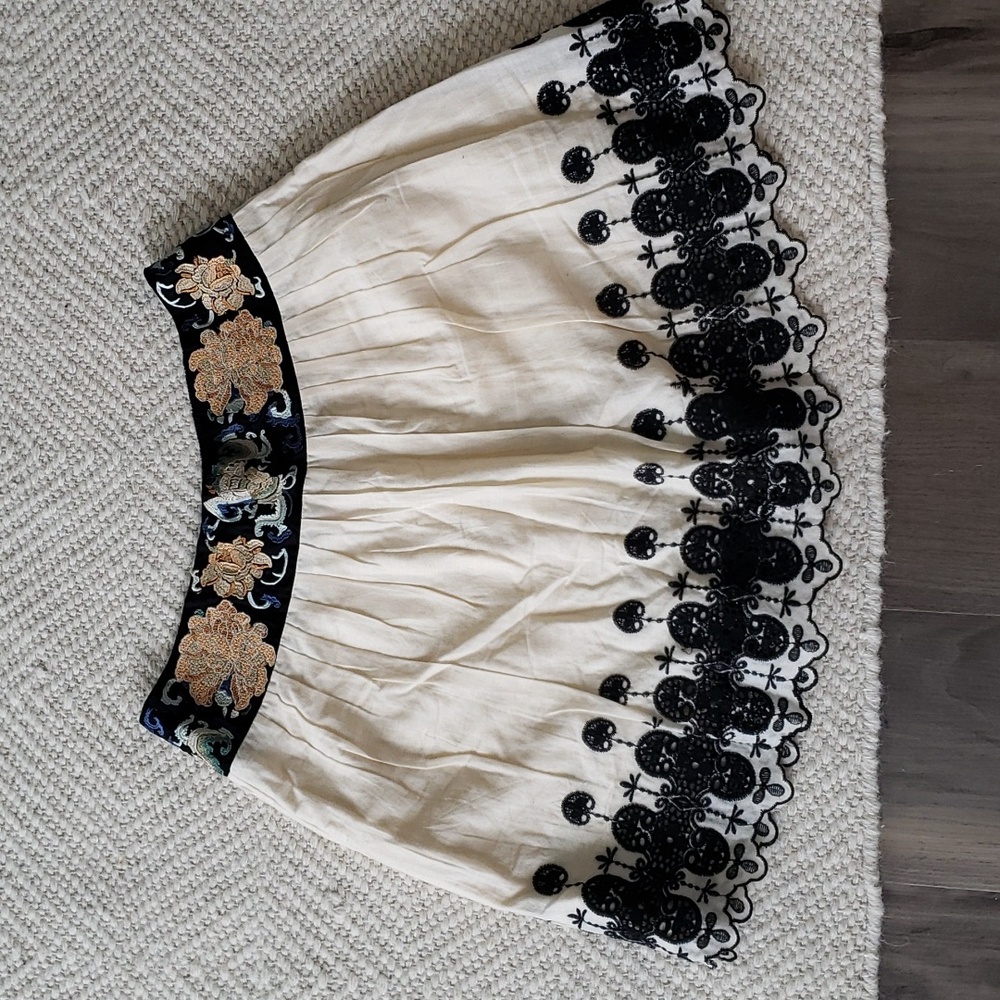 Free People embellished skirt